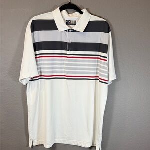 Callaway Striped Polo Shirt Opti-Dri Large